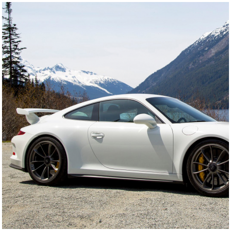 Vitre arrière latérale Makrolon Porsche 991