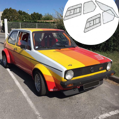 Kit Makrolon Volkswagen Golf 1 - F2000