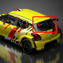 Lunette arri?re Makrolon Opel Manta B 