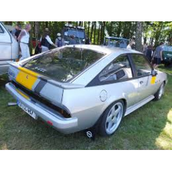 Vitre arri?re lat?rale Makrolon Opel Manta B 